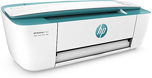 HP DeskJet 3762 - Impresora de tinta multifunción (8 ppm, 4800 x 1200 DPI, A4, Wifi, Escanea, Copia, 60 hojas, Modo silencioso), Verde agua