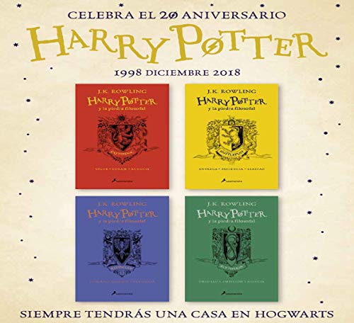 HP y la piedra filosofal-20 aniv-Gryffindor: Valor · Coraje · Audacia: 1 (Harry Potter)