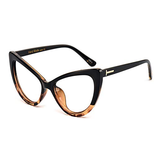 HQMGLASSES 2019 Ojo de Gato presbicia Ligera Anti-Azul, Lente de Resina de Alta definición, Gafas ultraligeras de Las Mujeres de los Hombres de Moda para Dar a los Padres, Leopardo,+2.0