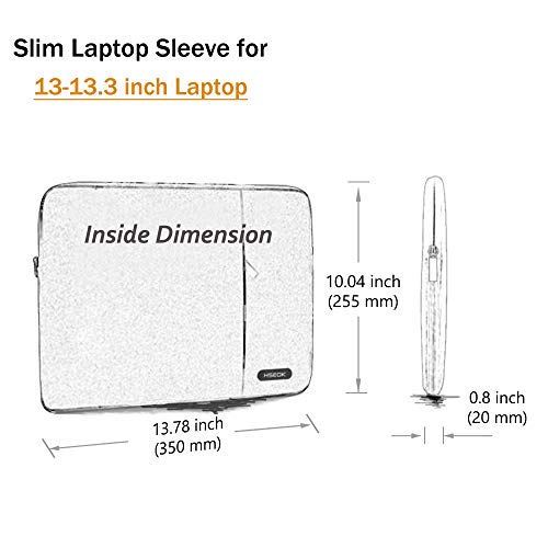 HSEOK 13-13,3 Pulgadas MacBook Air A1278/A1466/A1369 (2012-2017) Funda Protectora para Ordenadores Portátiles PC Bolsa para la mayoría de Las Laptop de 13-14 Pulgadas Notebook, Azul