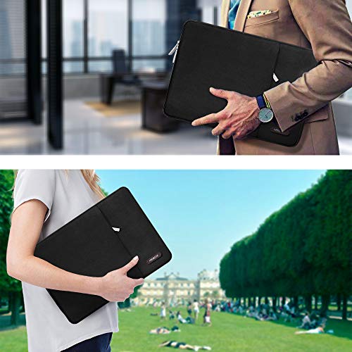 HSEOK 13-13,3 Pulgadas MacBook Air A1278/A1466/A1369 (2012-2017) Funda Protectora para Ordenadores Portátiles PC Bolsa para la mayoría de Las Laptop de 13-14 Pulgadas Notebook, Negro