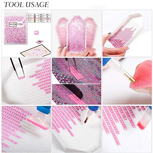 Huacan 5D Kit De Pintura De Diamante Para Adultos Cristal Resina Cuadrada Arte Bordado Con Lienzo Decoración De Pared Regalo De Cumpleaños Boda Aniversario Disney 6 Princesas 60x90cm/23.6x35.4in