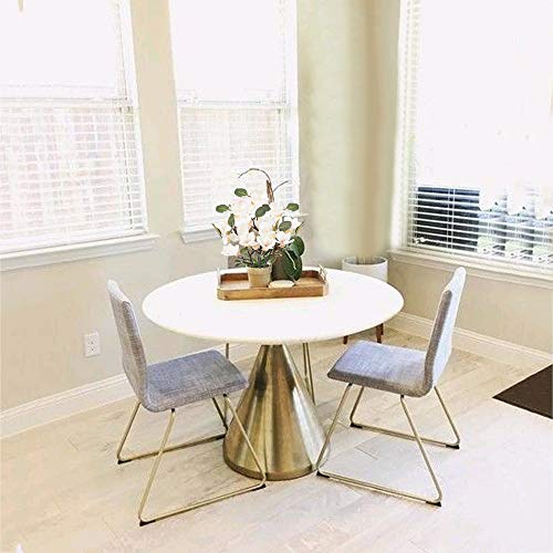 HUAESIN 4pcs Flores Artificiales Interior Flor Orquidea Artificial Ramo Flor de Seda Pequeñas Bouquet Flores Artificiales Blancas para Jarrones Jardinera Terraza Mesa Ventana Balcon Decoracion