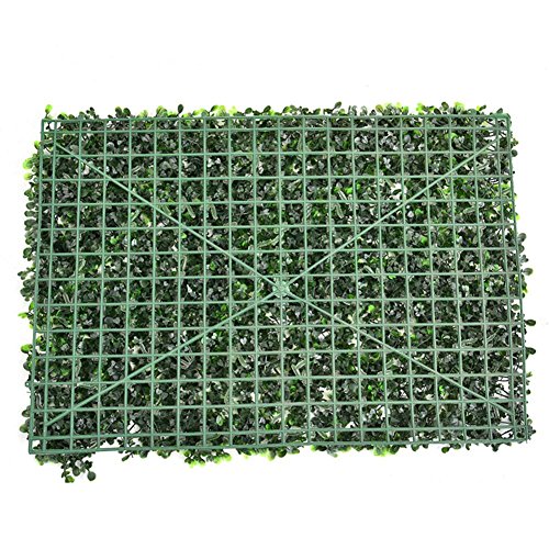 Hualieli Artificial Hedges Screen Panels Emulational Ivy Artificial Ivy Leaf Plastic Garden Screen Wall Landscaping Backdrop Wall Decor para Interiores Al Aire Libre