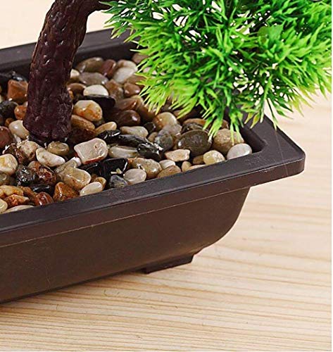 HUAPENLL Artificial Bonsai Árbol, Grande Planta Bienvenida Pino Simulación Bonsai, Creativo Artificial Verde Plantas Adornos, Casa Decoración - Los 28 * 40cm