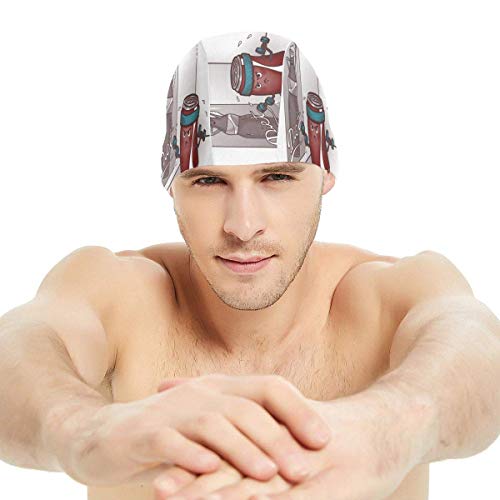 Huatongxin Gorra de baño de secado rápido para dieta de cola para adultos