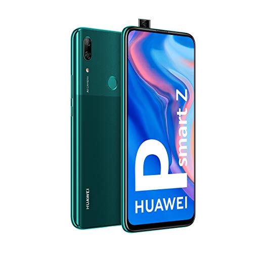 Huawei P smart Z - Smartphone de 6.59" (4 GB RAM, Android 9, ultra FullView, 1920 x 1080 pixels, 4G, 16 MP, WiFi, Bluetooth, USB Tipo-C), Verde