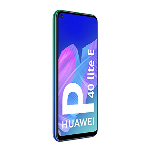 HUAWEI P40 Lite E - Smartphone con pantalla FullView de 6,39" (Kirin 710, 4 GB + 64GB, Triple Cámara IA de 48MP, Batería de 4000 mAh), Color Azul