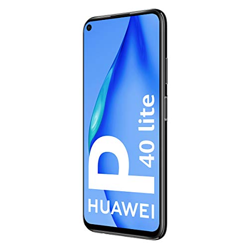 HUAWEI P40 lite - Smartphone con pantalla de 6.4" FullView (Kirin 810, 6GB de RAM, 128GB de ROM, Cuádruple cámara de 48MP,8MP,2MP,2MP), carga rápida de 40W, Batería de 4200 mAh, Auriculares Freebuds 3