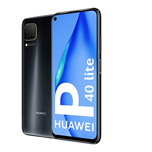 HUAWEI P40 lite - Smartphone con pantalla de 6.4" FullView (Kirin 810, 6GB de RAM, 128GB de ROM, Cuádruple cámara de 48MP,8MP,2MP,2MP), carga rápida de 40W, Batería de 4200 mAh, Auriculares Freebuds 3