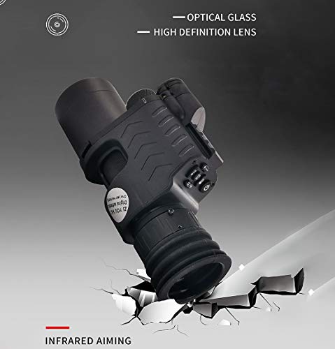 HUAYQ HGERFXC Visión Nocturna Caza Alcance Militar Telescopios monoculares 200m 1080P HD Cámara Digital Día Visión Nocturna Caza WiFi IR Infrarrojo 4x-14x