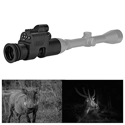 HUAYQ HGERFXC Visión Nocturna Caza Alcance Militar Telescopios monoculares 200m 1080P HD Cámara Digital Día Visión Nocturna Caza WiFi IR Infrarrojo 4x-14x