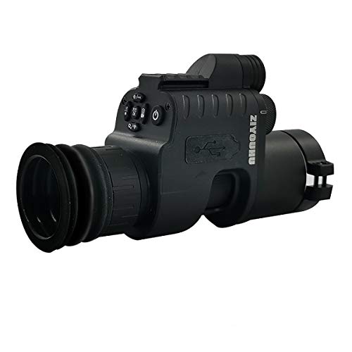 HUAYQ HGERFXC Visión Nocturna Caza Alcance Militar Telescopios monoculares 200m 1080P HD Cámara Digital Día Visión Nocturna Caza WiFi IR Infrarrojo 4x-14x