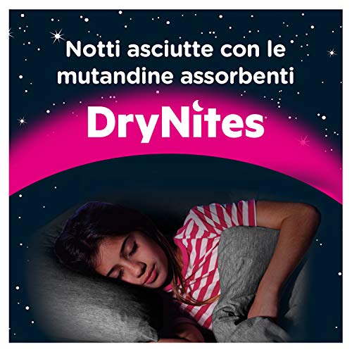 Huggies DryNites, 4 - 7 años niña, 16 pañales