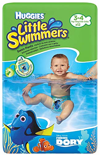 Huggies Little Swimmers Swim Pants Size 3-4 (7-15kg) - 12 pairs by Huggies