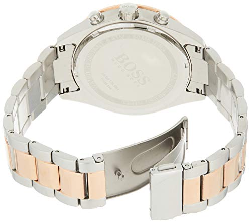 Hugo BOSS Reloj Cronógrafo para Hombre de Cuarzo con Correa en Acero Inoxidable 1513584