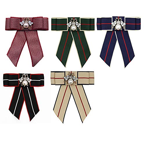 HUI JIN - Juego de 4 pines esmaltados para solapa, bolsas, mochilas, chaquetas, sombreros (rojo, verde, negro, beige, azul marino)