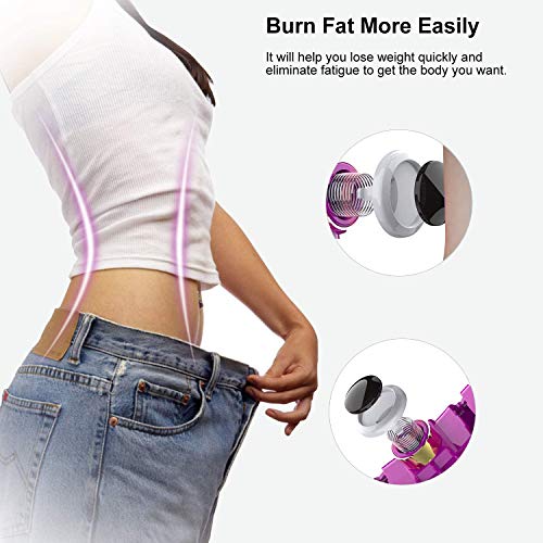 Hula Hoop Fitness puede ser un masaje para perder peso, un conteo inteligente, un artefacto de pérdida de peso que no se cae, el tamaño se puede ajustar a 24 nudos, adecuado para niños y principiantes