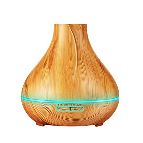 Humidificador Ultrasónico,JiaMeng Granero ultrasónico del difusor del Aire del Grano de Madera purificador ultrasónico de Alta Capacidad 400ml - JMJS013