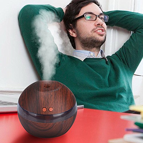 Humidificador Ultrasónico,JiaMeng Humectador ultrasónico del Aromatherapy del Aroma del difusor LED del Aceite Esencial del Aroma del Aire - JMJS069