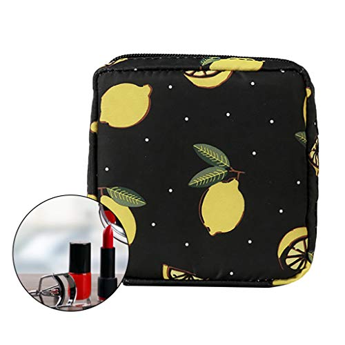 Hunpta @ Neceser de nailon impermeable para mujer, bolsa de maquillaje pequeña