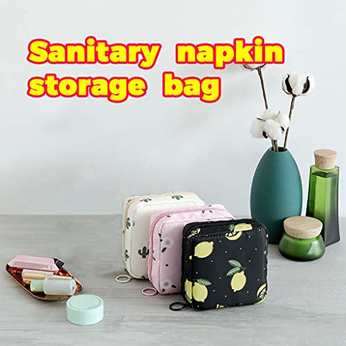 Hunpta @ Neceser de nailon impermeable para mujer, bolsa de maquillaje pequeña