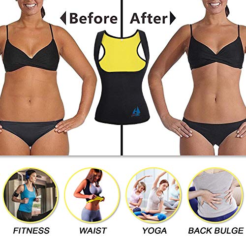 HuntDream Neopreno Sauna Entrenador para la Cintura Corsé Chaleco Sudor Sudadera Pérdida de Peso