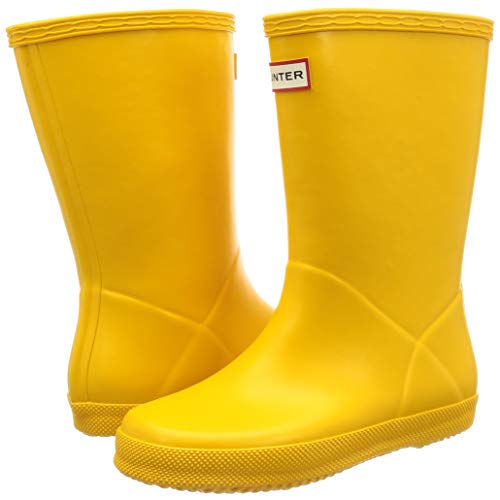 Hunter First Classic, Botas de Agua Unisex Niños, Amarillo (Yellow Ryl), 24 EU