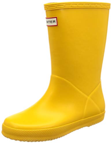 Hunter First Classic, Botas de Agua Unisex Niños, Amarillo (Yellow Ryl), 24 EU