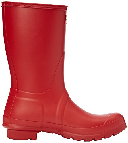 Hunter Original Short - Botas para mujeres, color rojo (military red), talla 37 EU (4 UK)