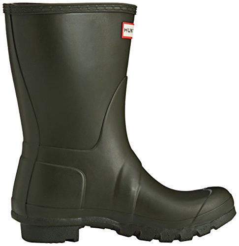 Hunter Original Short - Botas para mujeres, color verde (dark olive), talla 35/36 EU (3 UK)