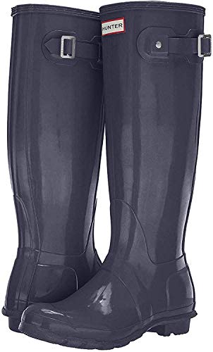 Hunter Original Tall, Botas Unisex, Azul (Navy), 35.5 EU
