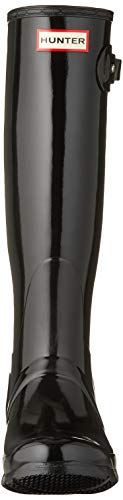 Hunter Original Tall Classic, Botas de Agua para Unisex Adulto, Negro (Black), 37 EU