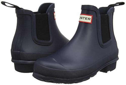 Hunter W Org Chelsea Rma, Botas de Agua para Mujer, Azul Marino, 37 EU