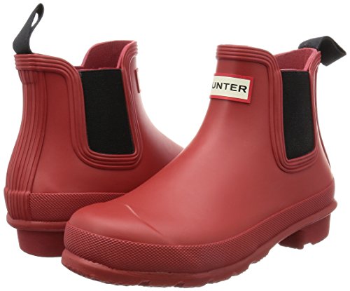 Hunter W Org Chelsea Rma, Botas de Agua para Mujer, Rojo (Military Red), 37 EU