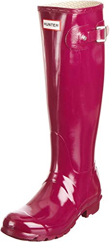 Hunters Original Tall Gloss, Botas altas Mujer, Morado (Violet), 35/36 EU