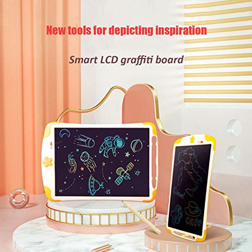 HXXXIN Tablero de Graffiti electrónico de 10 Pulgadas con función de Bloqueo de Pantalla, una Herramienta sin Papel Reutilizable, Adecuada para niños Adultos en el hogar/Escuela