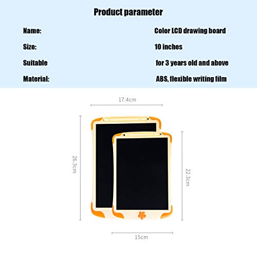 HXXXIN Tablero de Graffiti electrónico de 10 Pulgadas con función de Bloqueo de Pantalla, una Herramienta sin Papel Reutilizable, Adecuada para niños Adultos en el hogar/Escuela