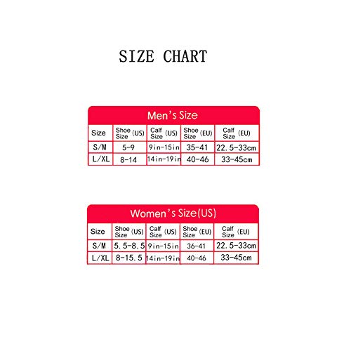 HYQ Medias De Compresión para Los Hombres/Mujeres (20-30 mmHg) Medias De Compresión para La Maratón/Atlética Deportes/Embarazo, Transpirable Y De Rápido Secado (3 Pares),Naranja,S/M