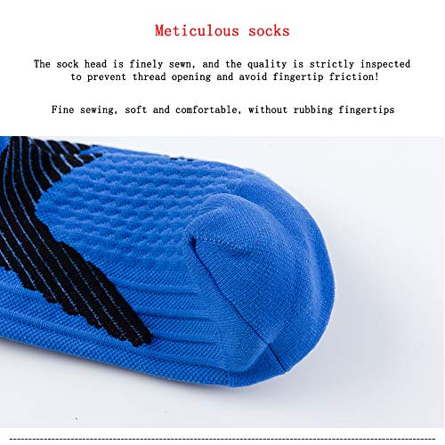 HYQ Medias De Compresión para Los Hombres/Mujeres (20-30 mmHg) Medias De Compresión para La Maratón/Atlética Deportes/Embarazo, Transpirable Y De Rápido Secado (3 Pares),Naranja,S/M