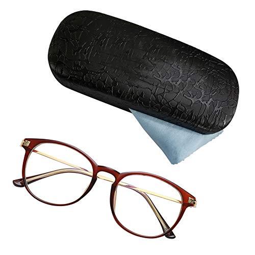 Hzjundasi Gafas anti luz azul para ordenador/lectura/video juegos/anti fatiga y contra anti UV Redondo Vintage - Gafas Gaming para Mujer Hombres