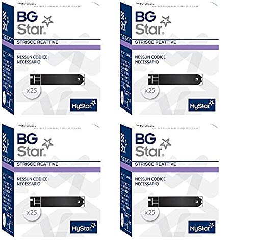 IBGSTAR - 100 Tiras Reactivos per il Control de Glucemia - BG STAR MYSTAR