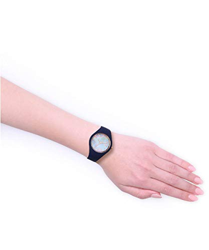 Ice-Watch ICE pearl Twilight - Reloj azul para Mujer con Correa de silicona, 016940 (Small)