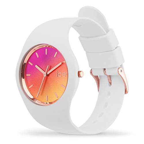 Ice-Watch - ICE sunset California - Reloj bianco para Mujer con Correa de silicona - 015750 (Medium)