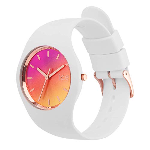 Ice-Watch - ICE sunset California - Reloj bianco para Mujer con Correa de silicona - 016049 (Small)