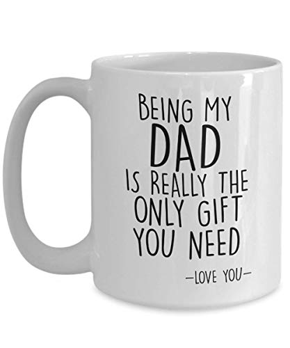 IconicPassion Funny Dad Gifts - Taza para padre, blanco