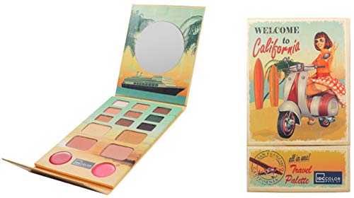 IDC Color, Paleta de maquillaje sombra ojos, pintalabios y colorete -6 unidades