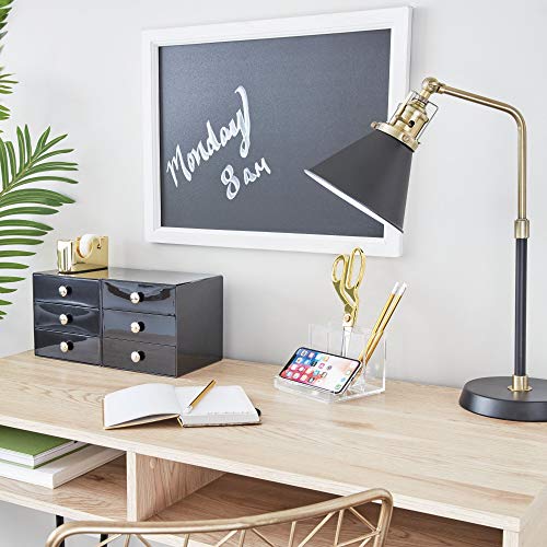 iDesign Organizador de cosméticos para baño, Negro, 1 stück