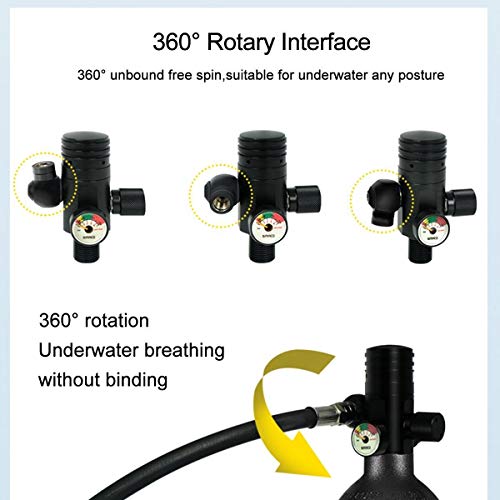 IDWF Más 3/8-24UNF Tema Primer Nivel válvula Reductora de presión del regulador de presión de Aire del Tanque 3000PSI Salida (Color : S400)