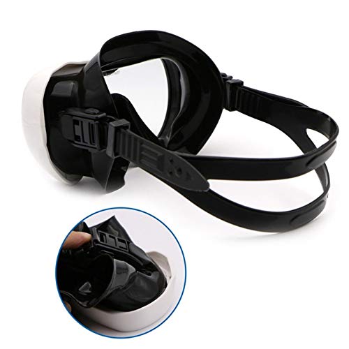 IDWF Piscina de Silicona de Pesca Profesional Equipo de Snorkel for Adultos Buceo con escafandra de esnórquel máscara Anti-Niebla Gafas Conjunto de Silicona Natación Pesca Equipo de Snorkel Adultos